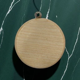 Wooden Engraved Keychain - Round Shape - Regular Price