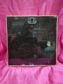 8x8" Inch Square - Golden Beeding Photo Frame - Matte Paper