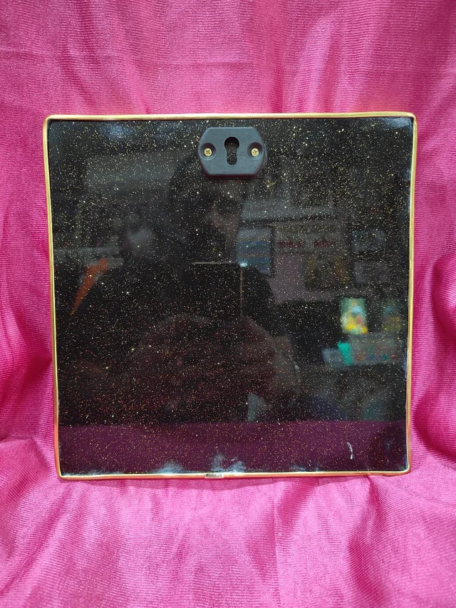 8x8" Inch Square - Golden Beeding Photo Frame - Matte Paper