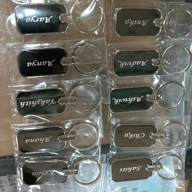 Metal Keychain Engraved - Regular Price