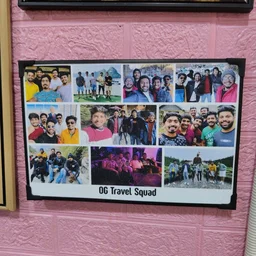 8x12" Inch - Laminated Black Beeding Photo Frame