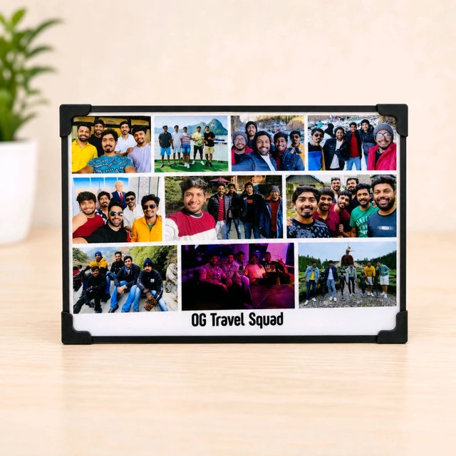 8x12" Inch - Laminated Black Beeding Photo Frame