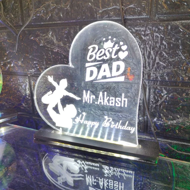 BEST DAD Acrylic - Single LED - Regular Price