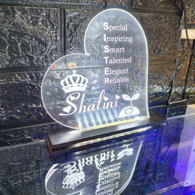 Sister with Brief Acrylic - Single LED - Regular Price