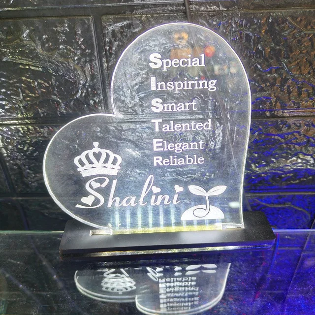 Sister with Brief Acrylic - Single LED - Regular Price