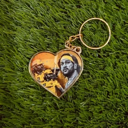 Gold Metal Coated Keychain - Heart Shape - Regular Price