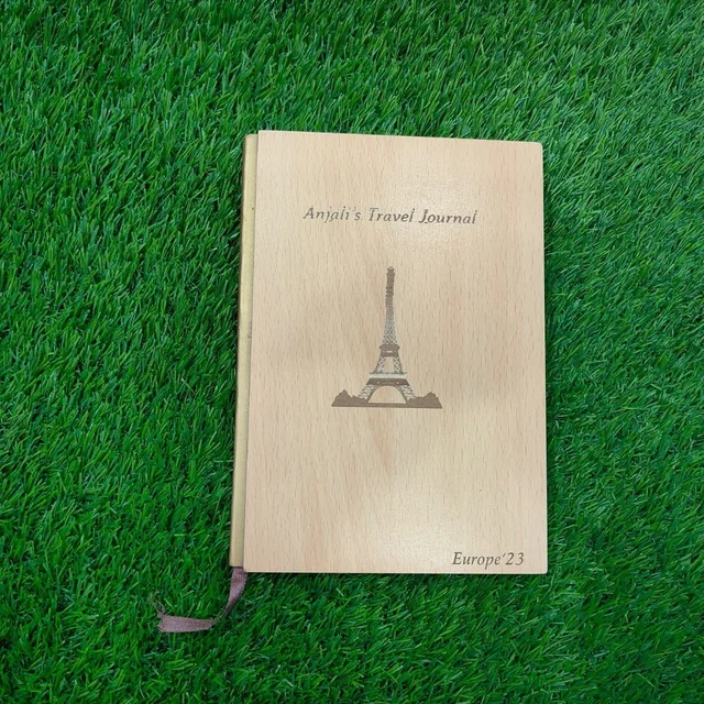 Personalized engraving bamboo diary - Regular Price