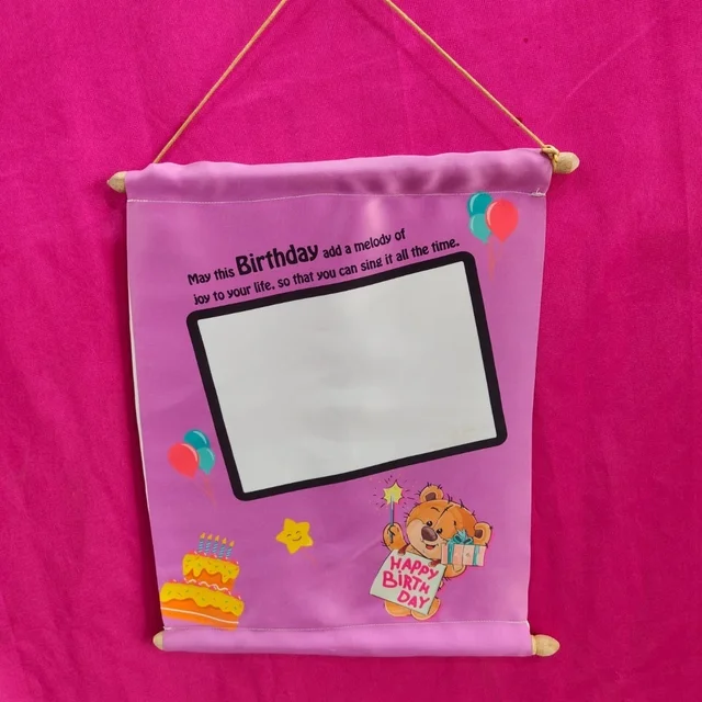 Happy Birthday 01 - Satin Scrolls