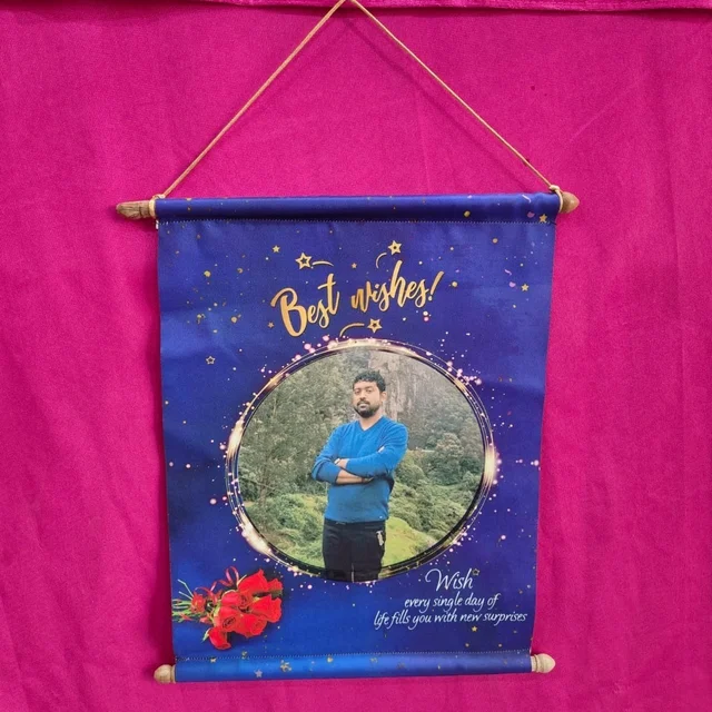 Best Wishes - Satin Scrolls