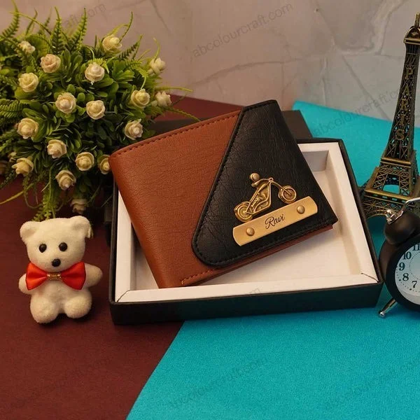 Flap Wallet - Tan & Black - Regular Price
