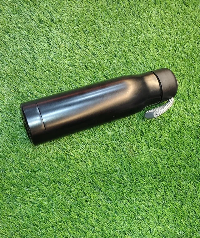 Engraved Hot & Cold Sport Bottle - Black Colour