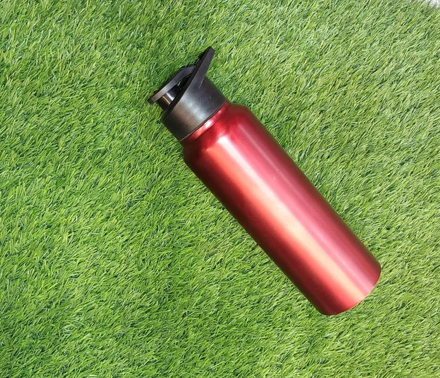 Engraved Wide Mouth Bottle 750ml - Red Colour