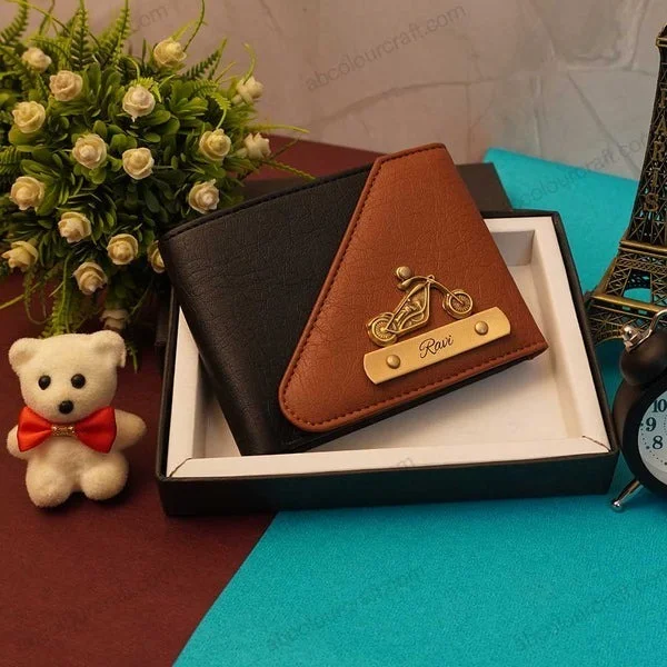 Flap Wallet - Black & Tan - Regular Price