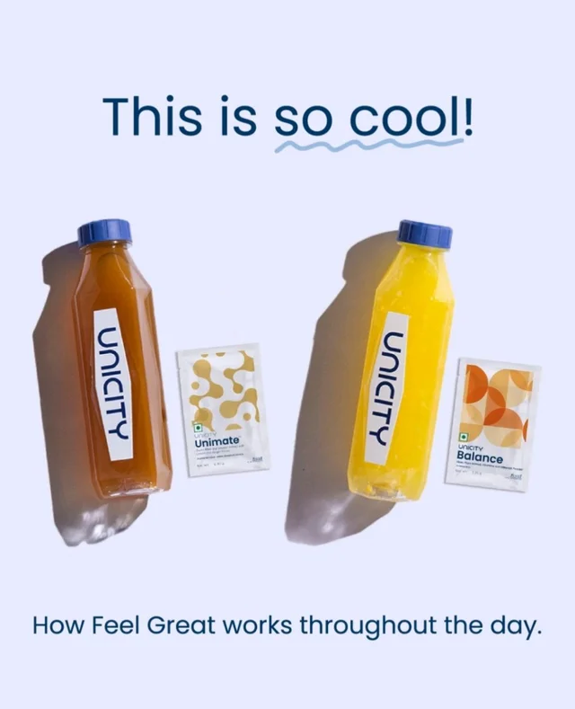 UNICITY 10x FEEL GREAT Balance+ 10's PACK - 6"X3"X4", Web Orange