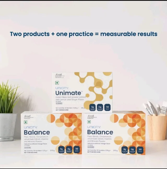 UNICITY 10x FEEL GREAT Balance+ 10's PACK - 6"X3"X4", Web Orange