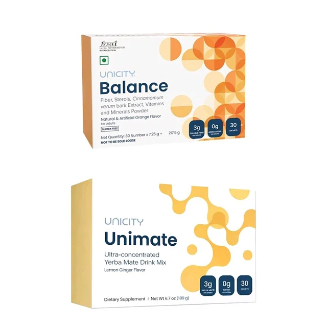 UNICITY FEEL GREAT PACK + UNIMATE (1BOX) DISCOUNTED PRICE OFFER - 6"X3"X4", Web Orange