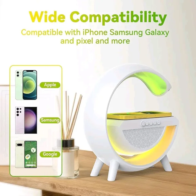 LED G Shape Rechargeable Multifunctional Bluetooth Speaker
