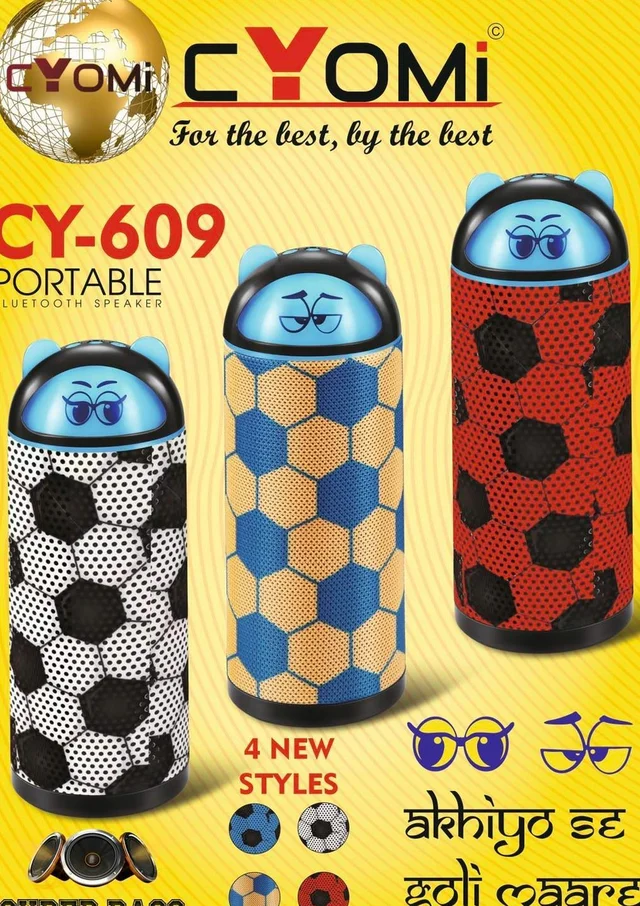 CYOMI Portable Super Bass Wireless Speaker - Guardsman Red, 3 Months Warranty