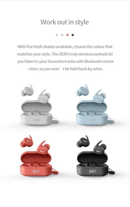 RAT Earbuds With Premium Look - White