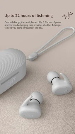 RAT Earbuds With Premium Look - White