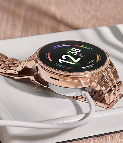 Fossil Gen 8 Diamond Belt Addition Smart Watch - Gold, 3 Months Warranty