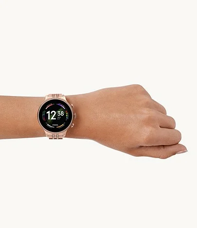 Fossil Gen 8 Diamond Belt Addition Smart Watch - Gold, 3 Months Warranty