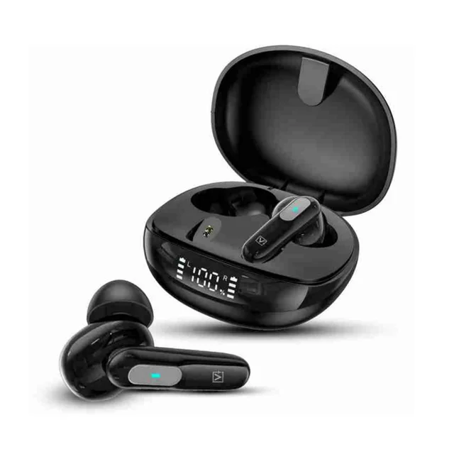 VARNI Airgo Earbuds - Black, 6 Months Guarantee