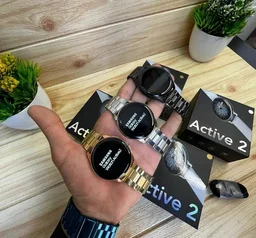 Th LD Network Samsung Galaxy Active Watch 2 Metal Edition - Black, 3 Months Warranty