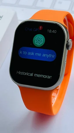 The LD Network Watch 9 With First Time AI-Chat GPT - Web Orange, 1.5 Months Warranty