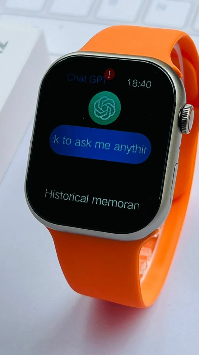 The LD Network Watch 9 With First Time AI-Chat GPT - Web Orange, 1.5 Months Warranty