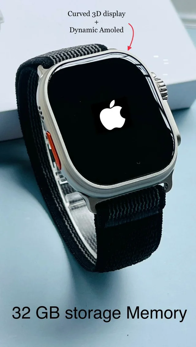 Smart Watch Ultra With 3d Amoled Display 