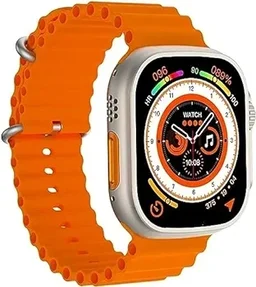 T900 Ultra Smart Watch - Orange, 1.5 Months Warranty