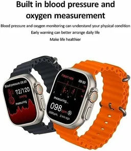 T900 Ultra Smart Watch - Orange, 1.5 Months Warranty