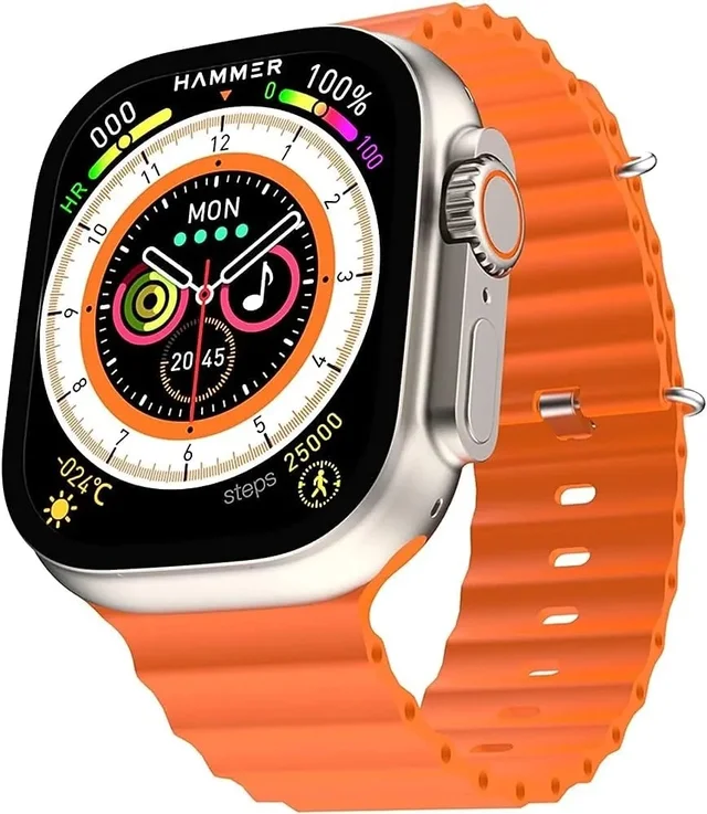 T900 Ultra Smart Watch - Black, 1.5 Months Warranty