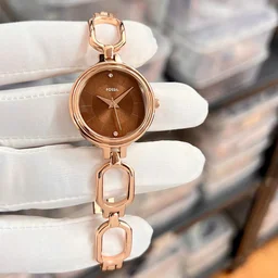 Women's Collection Stylish Stainless Steel Wrist Watch - Rose Gold, 1 Year Machinery Warranty