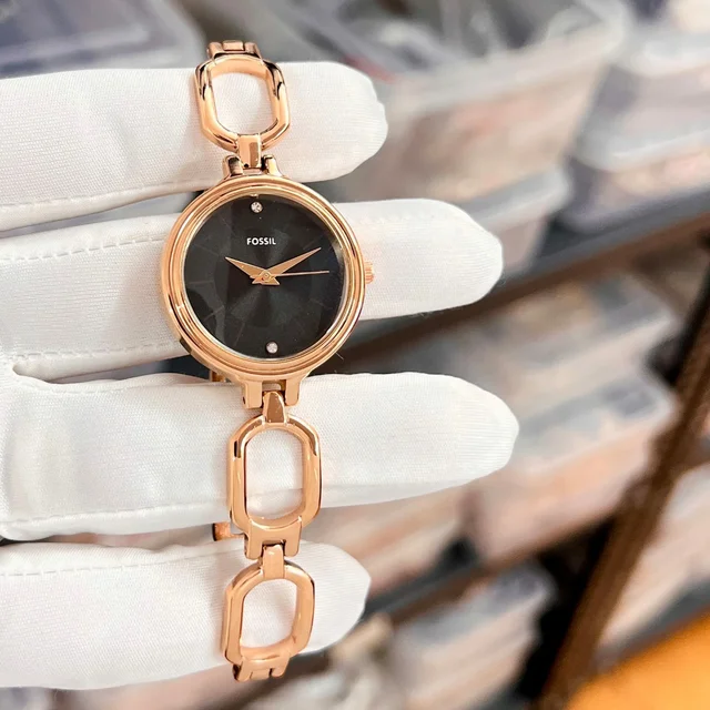 Women's Collection Stylish Stainless Steel Wrist Watch - Rose Gold, 1 Year Machinery Warranty