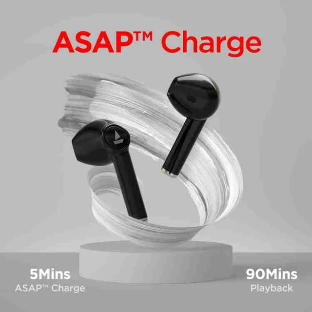 BoAt Airpods 138 Headset - Black, 1 Year Warranty