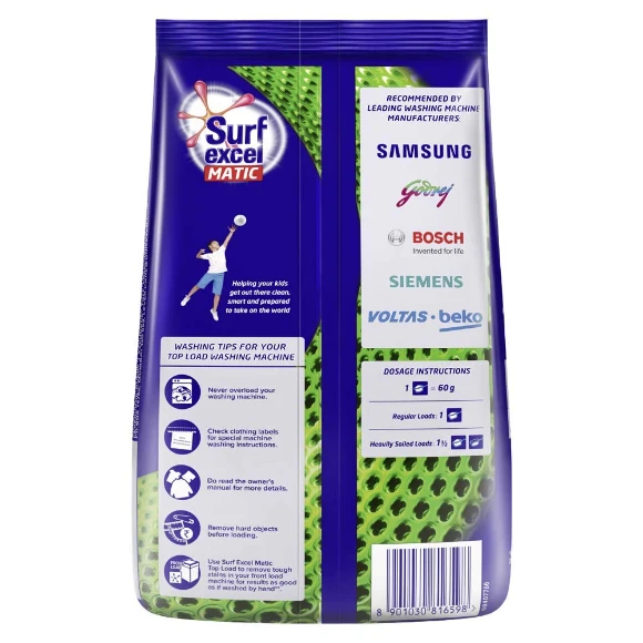 Surf Excel Matic Top Load Detergent Powder 1KG