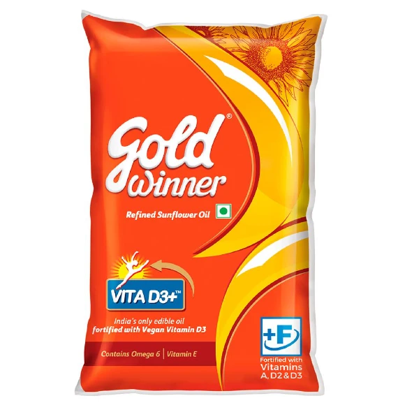 GOLD WINNER SUNFLOWER OIL 1L