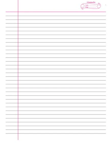 CLASSMATE NOTE BOOK SINGLE LINE 172 PAGE - 19*15.5 cm