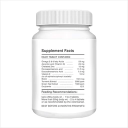 DROOLS ABSOLUTE SKIN+COAT 50 TABLETS