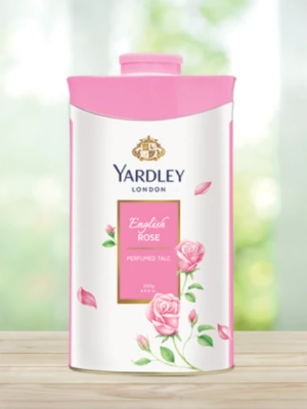 Yardley London English Rose Talcum Powder, 100g