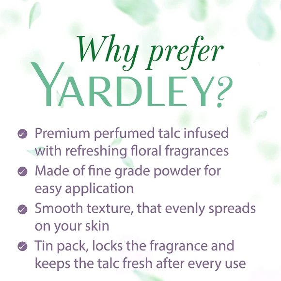 Yardley London Imperial Jasmine Talcum Powder 100g