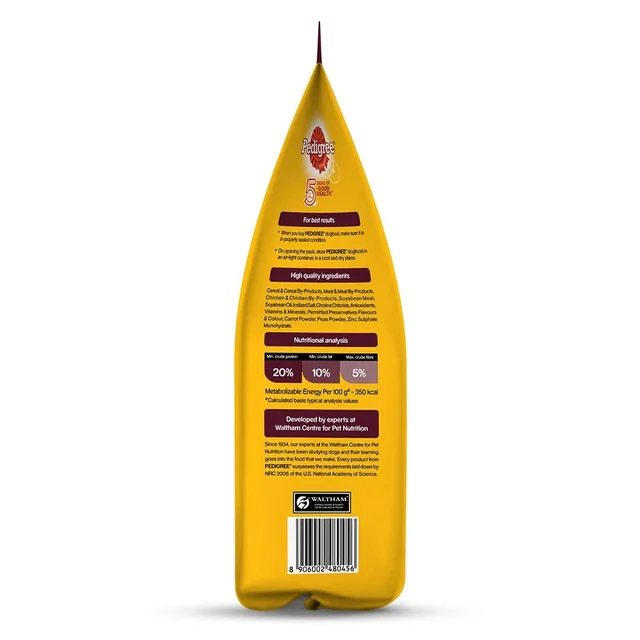Pedigree Meat & Rice, For Adult Dogs - 1.2 Kg
