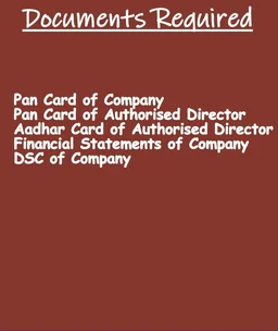 ITR-6 (Income Tax Return for Private Limited or Limited Company) - https://forms.gle/PoDYzpTMhsk22AvAA, email to eprecust@gmail.com