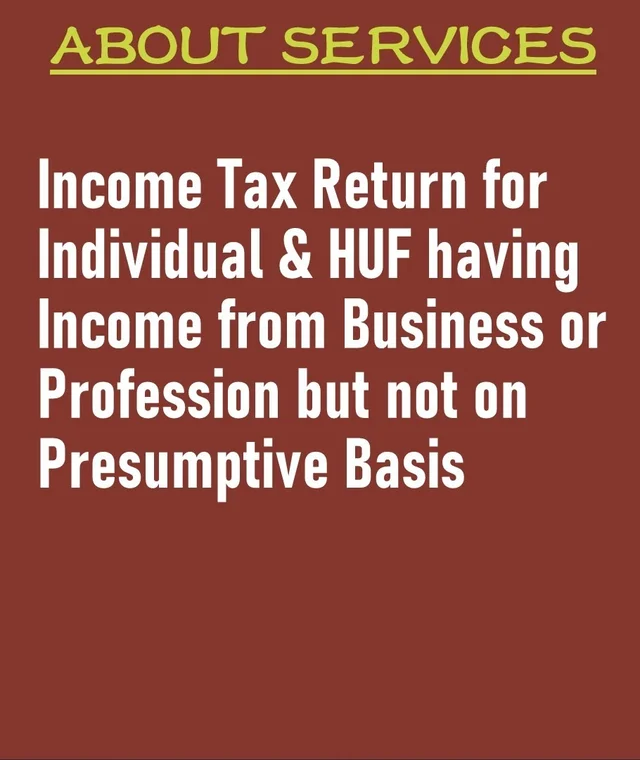 ITR-3 (For Individuals & HUF Having Income from Business of Profession) - https://forms.gle/PoDYzpTMhsk22AvAA, mail to eprecust@gmail.com