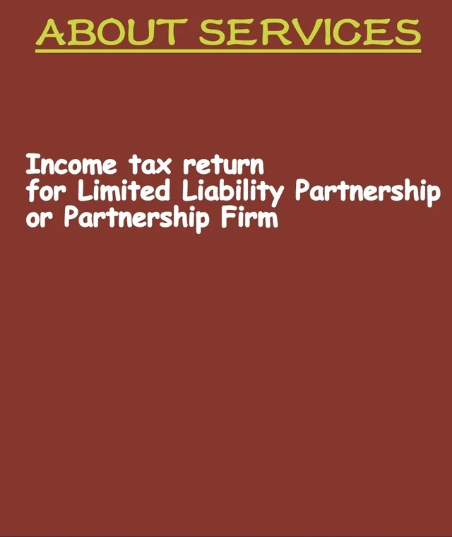 ITR-5 (For LLP & Partnership Firm) - https://forms.gle/PoDYzpTMhsk22AvAA, mail to eprecust@gmail.com
