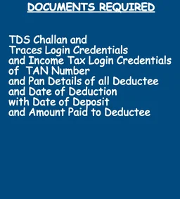 TDS Return (Quarterly) - https://forms.gle/PoDYzpTMhsk22AvAA, email to eprecust@gmail.com