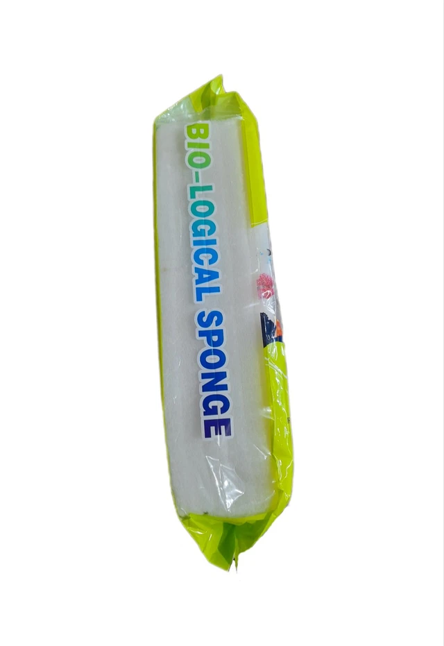 Blue Pet Biological Wool Sponge For Aquarium Filters - White