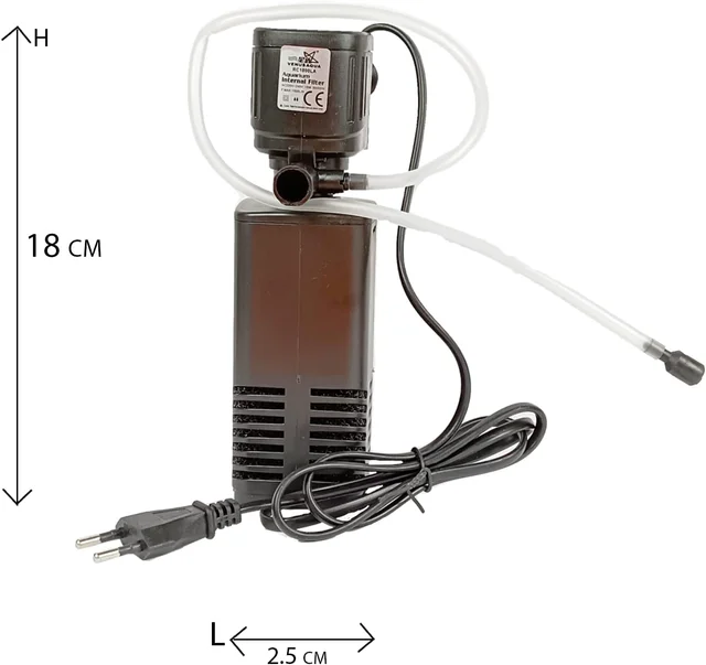 Aquarium Internal Filter|Venus Aqua RC 1000LA|15Watt, 1000L/H|Power Filter - RC1000LA